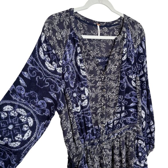Free People Womens Boho Tunic Top, XS - Picture 3 of 11
